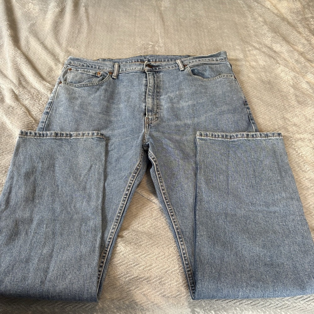 Levis Jeans 505 Mens  Blue 40x32 Straight Fit Denim